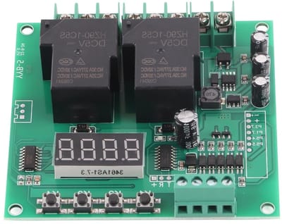 Controlebord voor Vooruit/Achteruit Motor, 12V 24V Relay Module met Vertraging en Timing voor Solenoïde Besturing