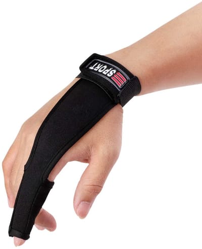 Allecto - Vingerbescherming Vishandschoen - Antislip Vishandschoenen - Ideaal voor Vissen - Zwart - Krasvaste Vingerling - Buiten Vissen Accessoire...