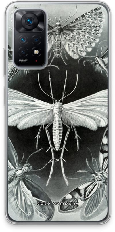 Case Company® - Hoesje geschikt voor Xiaomi Redmi Note 11 Pro hoesje - Haeckel Tineida - Soft Cover Telefoonhoesje - Bescherming aan alle Kanten en Schermrand
