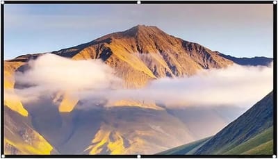 Projectiescherm Roll-up - Beamer scherm - Films Kijken - Mat Antilicht Oppervlak - 130 inch - One Color