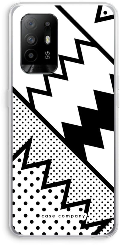 Case Company® - Hoesje geschikt voor Oppo A94 5G hoesje - Pop Art #5 - Soft Cover Telefoonhoesje - Bescherming aan alle Kanten en Schermrand