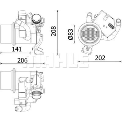 EGR-klep MAHLE CE 39 000P