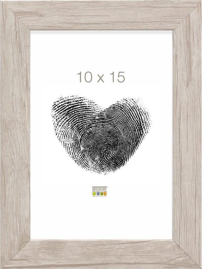 Deknudt Frames fotolijst S45RH1 - naturel - grijs - hout - 10x15 cm