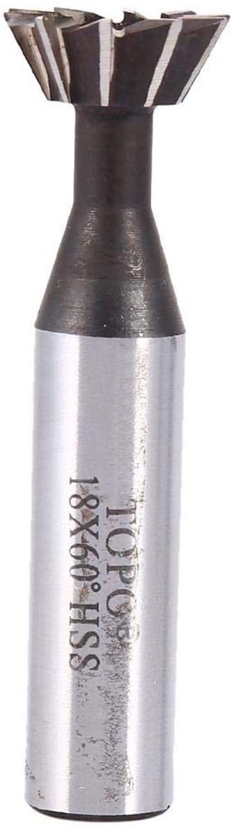 Nikou Dovetail Frees 16mm - HSS Dovetail Groef Cutter voor CNC Bewerking