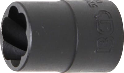 BGS Spiraalprofiel-doopsleutelinzetstuk/schroefuitdraaier aandrijving binnenvierkant 12,5 mm (1/2") SW 16 mm - 5266-16