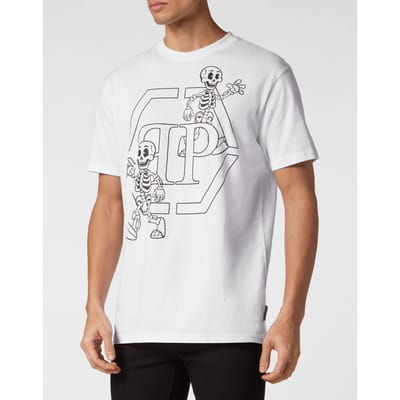 T-Shirt Ronde Hals Skeleton