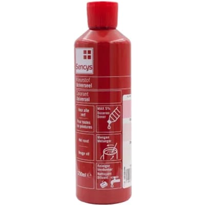 Sencys Universele Verfkleurstof Rood 250ml