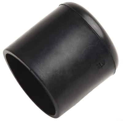 Ronde Rubberen Stoelpoot Beschermers - Vloerbescherming en Geluidsreductie voor Tafels en Stoelen - 20 Stuks - Zwart (19mm)