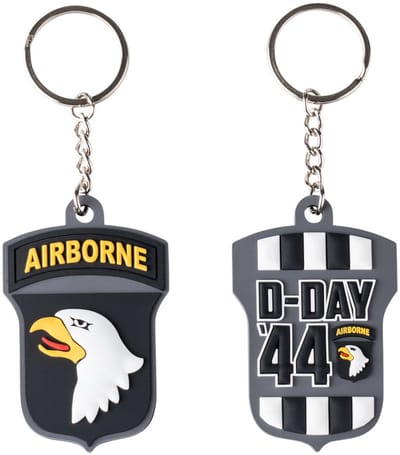 Sleutelhanger 101st Airborne D-Day 44 - Fostex WW2 Series - PVC - 5,5x4,5cm
