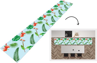Keukenloper - Loper keuken - Patronen - Planten - Jungle - Bloemen - 300x50 cm - Keukenloper vinyl