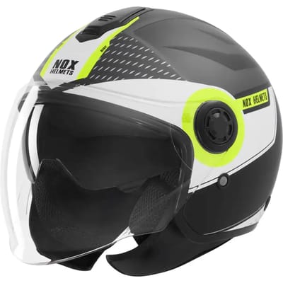 Jet motorhelm Nox Premium N182 Round