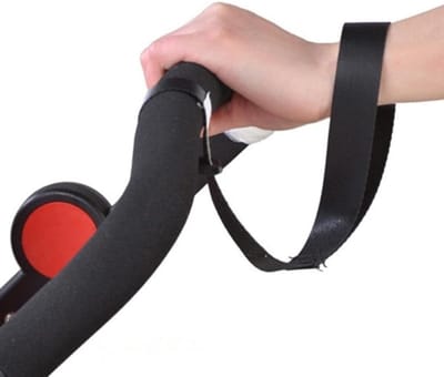 Veiligheidsriemen voor Kinderwagens - Antislip Polsriem, Buggy Beveiligingsharnas en Verstelbare Veiligheidsbanden voor Kinderen - Zwart