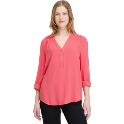 Blouse Fierra coral LM v-hals Ragwear - maat XL