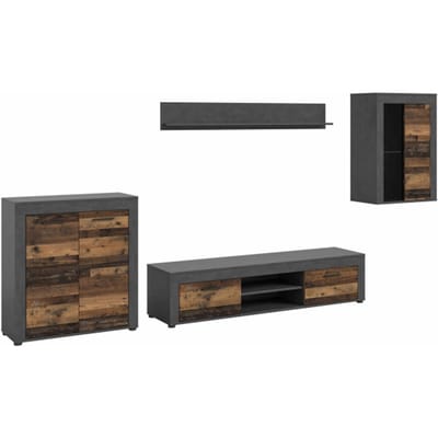 Jam Living Combinatie Oud Hout NB Matera NB - 35x169x330cm