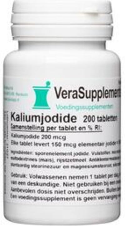 VeraSupplements Kaliumjodide - 200 tabletten