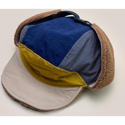 Casquettes de Baseball Rétro à Séchage Rapide Color Block Nouvelles pour Hommes Femmes Protection Solaire Doublées Polaire Chaude Polyvalentes Extérieur Casquettes Bombeur Décontractées 54-60cm blue