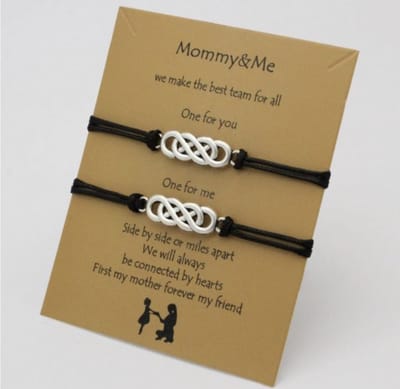 Moeder dochter armband -Moederdag cadeau-cadeau voor moeder -Moeder Dochter cadeau -vriendschaps armband- moeder en dochter armband -mother & Daughter armband