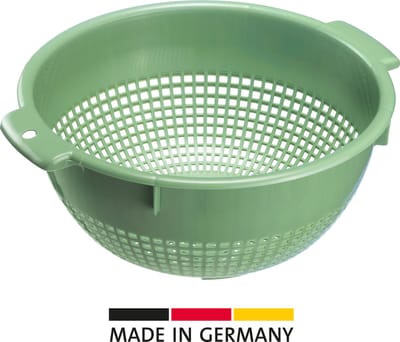 Westmark vergiet/zeef, met verzonken handgrepen en bevestigingsbeugels, kunststof, mint groen, 2126221M