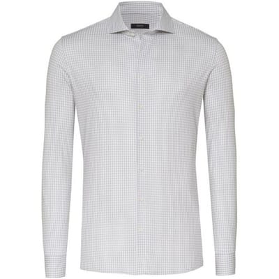 Desoto Luxury Overhemd Luxury Check Pattern Licht Bruin / male