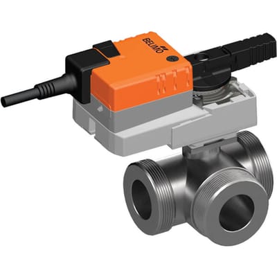 Belimo 3-Weg Regelklep G2 Kvs10 100-240VAC 90s 2/3-Punt 10Nm IP54 R529/NR230A