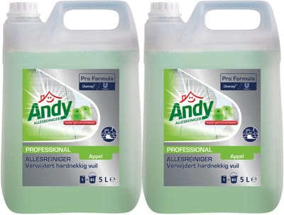 Andy Pro Formula Allesreiniger Appel 2x5  liter