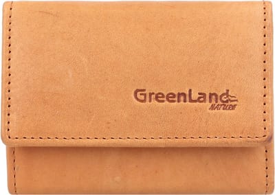 Greenland Nature Nature Creditcard etui RFID Leer 10 cm - 12 Sleuven - braun
