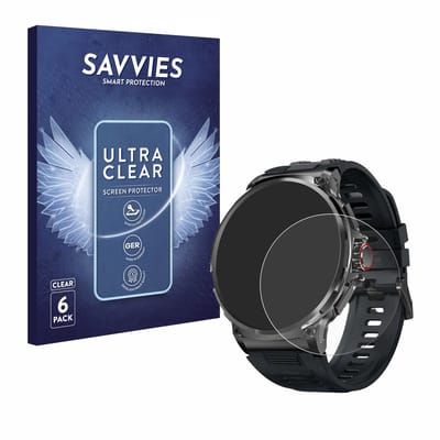 Savvies - Screenprotector voor Stahlgear Zeus 1.85" - Folie Beschermfolie transparant 6 Stuks