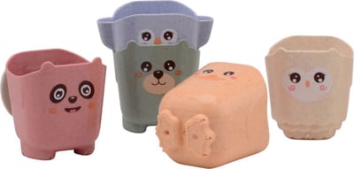 Baby stapelemmers en bekers bioplastic - Joueco - vanaf 0 maanden