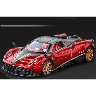 1:32 Pagani Huayra Roadster Bc Speelgoedauto Model Legering Diecast Met Licht Muziek Sportauto 4 Deuren Openend Voertuig Peuter Kinderen Cadeau