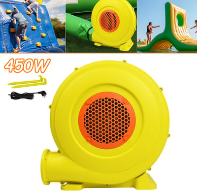 450 W ventilator, luchtpomp, radiaalventilator, permanente ventilator, elektrische afzuigventilator, ventilator, windmachine, turboventilator met netsnoer, draagbaar voor opblaasbaar speelgoed,