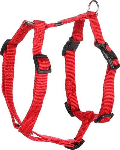 Flamingo Ziggi H-harnas - Harnas Honden - H-harnas Ziggi Rood S 35-50cm 15mm - 1st - 126108 - 1st