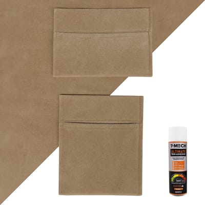 Bekleding bedrijfswagen set - beige - 11m2 - 2 zakjes & 5 lijmblikken