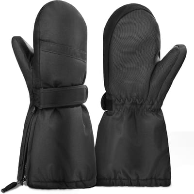 Winterhandschoenen voor Kinderen, Waterdichte Sneeuwhandschoenen, Thermische Ski- en Fietshandschoenen voor 2-7 Jaar, Unisex, Perfect voor Sneeuwpret en Buitenactiviteiten