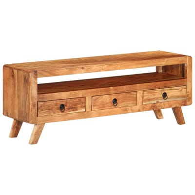 vidaXL - Tv-meubel - 110x30x40 - cm - massief - acaciahout