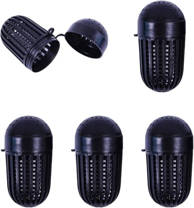 Vis Aas Kooi - Feeder Mand Houder - Vissen Voeren - Grote Capaciteit - 5 stuks - Wit