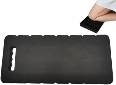 Knielend Kussen - Kniebeschermer Mat - Tuinieren Werken - Dikke Eva Foam - 45x21x2.5CM - Zwart