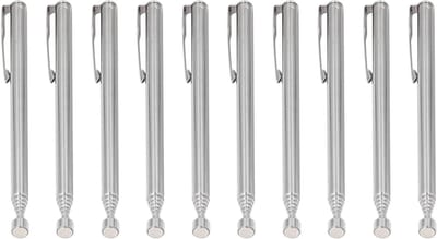Magnetische Pickup Tool - Gereedschap Stok - Klusjes Uitvoeren - Telescopisch Ontwerp - 10 Stuks - Zilverkleurig