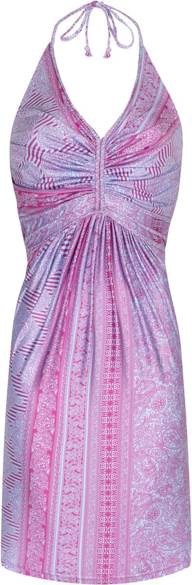 Chic by Lirette - Korte halter jurk Guna - Paars - XL