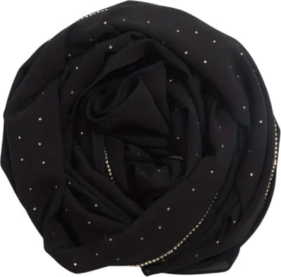 Bovista Hoofddoek - Hijab - Dames - Abaya - Sjaal - Islamitische Kleding - Moslim Kleding - Alhamdulillah - Zwart
