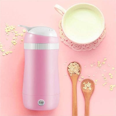 Reis Waterkoker - Elektrische Cup - Snel Water Koken - Automatische Uitschakeling - 0.7m Snoer - Roze