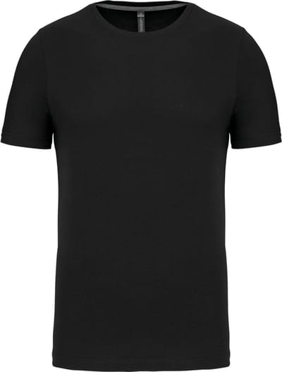 Kariban T-shirt ronde hals korte mouwen K356 - Black - 4XL