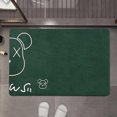 Zachte Diatomeeënaarde Vloermat Badkamer Badkamerdeur Absorberend Antislip Voetmat Huishouden Entree Mat Toilet Voetmat 40*60CM