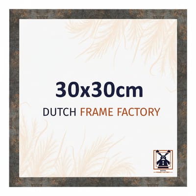 Fotolijst 30x30 cm - MDF - Geoxideerd Metaal - Benno