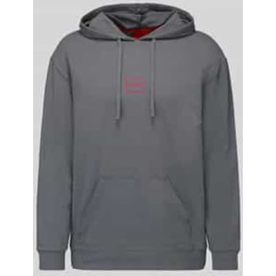 Regular fit sweatjack van katoenmix model 'Laze Hoodie'