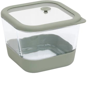 Borosilicaat glazen vershoudbakje 1.35 liter Five® - Transparant - Luchtdicht | Met deksel | BPA-vrij | Vaatwasserbestendig | Magnetronbestendig