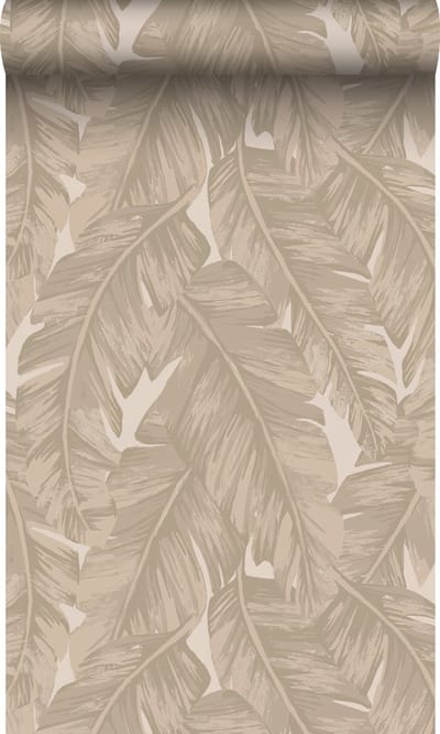 Origin Wallcoverings behang palmbladeren beige - 50 x 900 cm - 347890