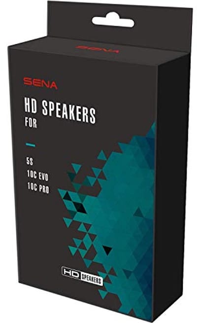 HD Luidsprekers - Motor Helm Audio - Motor Communicatie - Verbeterde Bas Helderheid - 3.43 x 5.36 cm - Zwart