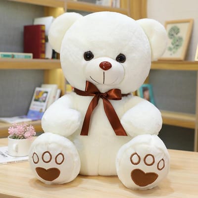 Hoge Kwaliteit 355060Cm 5 Kleuren Schattige Strik Teddybeer Pop Knuffeldier Beer Pluche Speelgoed Geliefden Meisjes Verjaardag Baby Cadeau 35cm