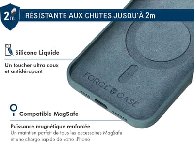 Force Case, Hoesje geschikt voor Apple iPhone 16 - Ultra-Versterkt Siliconen MagSafe Compatibel, Groen