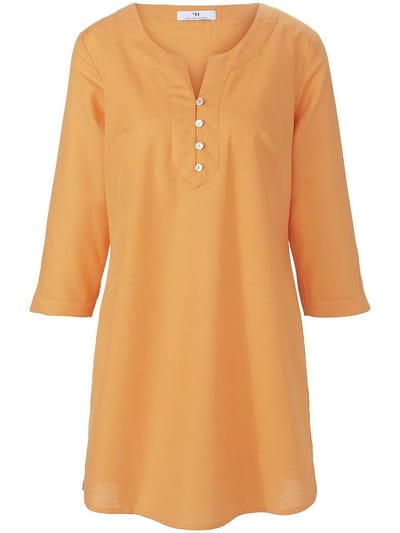 Tuniek 100% linnen Van Peter Hahn oranje